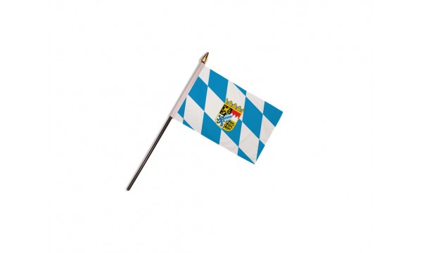 Bavaria Crest Hand Flags